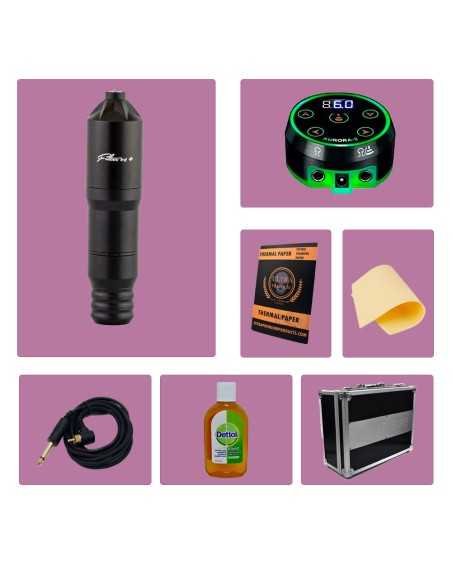 Combo Máquina EZ Filter V2 + Fuente + RCA + Piel + Transfer + Calco  + Maletín