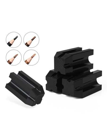 Sacapuntas PMU 4 en 1 para maquillaje de cejas
