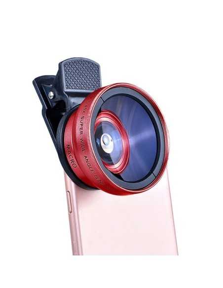 Lente de teléfono móvil 2 en 1 Universal Clip 37mm