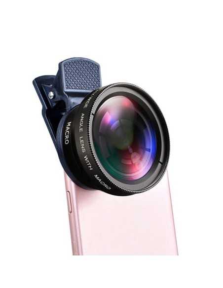 Lente de teléfono móvil 2 en 1 Universal Clip 37mm