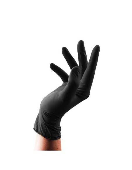 Guantes de Latex Negros (Caja 100 unidades)