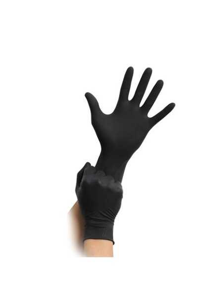 Guantes de Latex Negros (Caja 100 unidades)