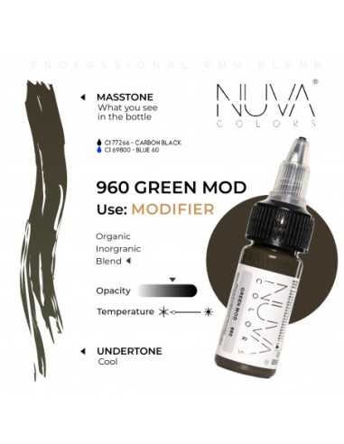 NUVA COLORS - MODIFIER - 960 GREEN MOD