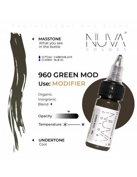 NUVA COLORS - MODIFIER - 960 GREEN MOD