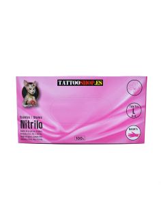 Guantes de Latex Rosa (Caja 100 unidades)