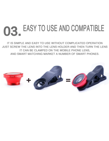 Kit de lentes de teléfono ojo de pez...