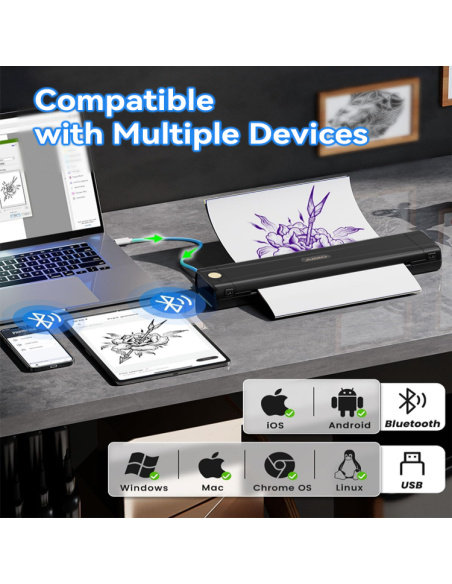 Tattoo Printer - AIMO M08E-WS