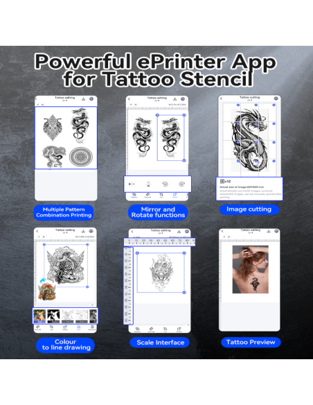 Tattoo Printer - AIMO M08E-WS