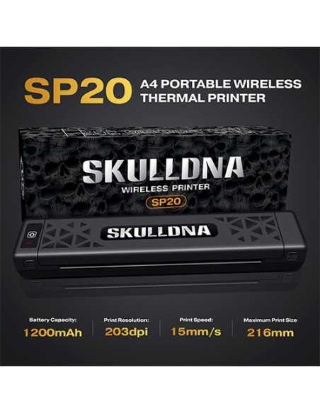 SKULLDNA SP20 WIRELESS PRINTER BLACK