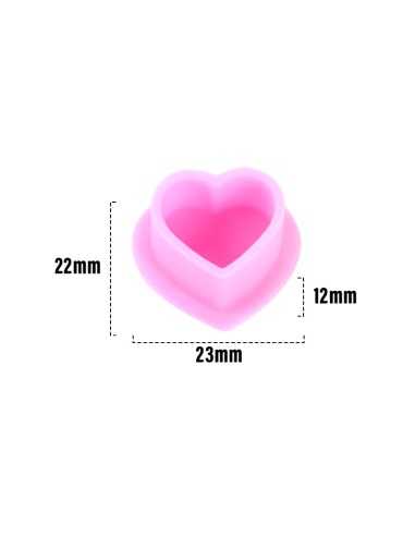 Cups Corazon de Silicona (100 Unidades)