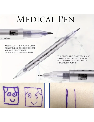 Marcador Médico Estéril de Doble...