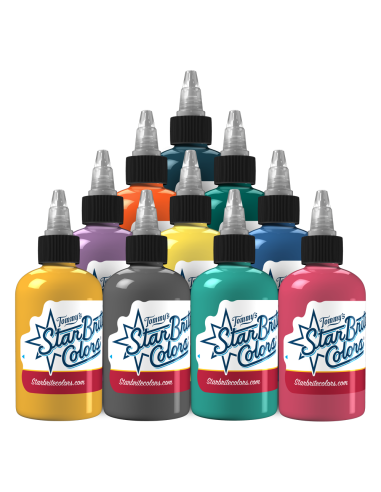 Floral Series Set 1oz Tattoo Ink -...