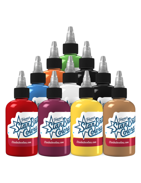 Starter Set 1oz Tattoo Ink - StarBrite Colors