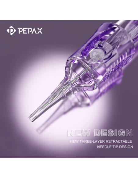PEPAX LANCE S PMU Cartridge Needles Textured (20pcs per box)