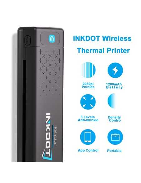 EMALLA INKDOT Wireless Thermal Printer