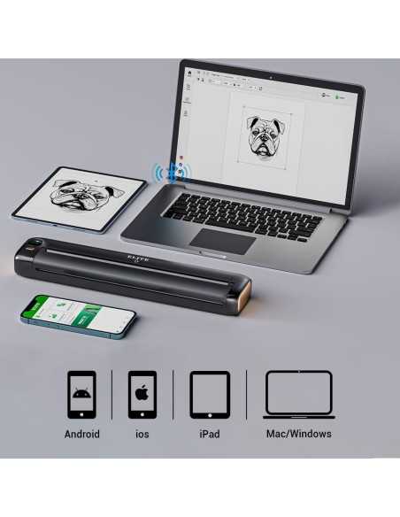 ELITE POCKET S7 Bluetooth Tattoo Stencil Printer