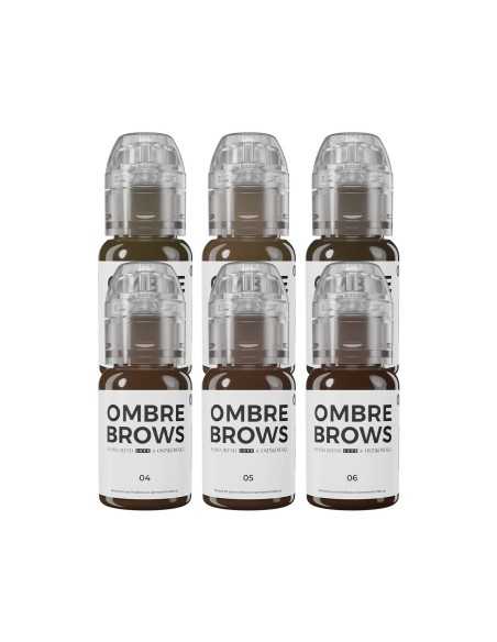 Pigmento para PMU Perma Blend Luxe - Paulina Osinkowska Ombre Brows Set - 6x 15 ml
