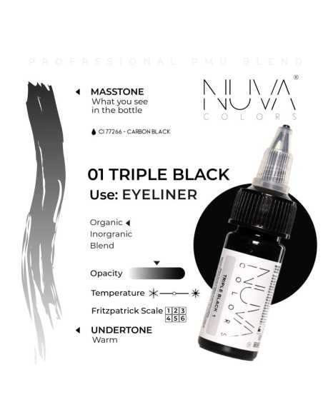 NUVA COLORS - 01 Triple Black