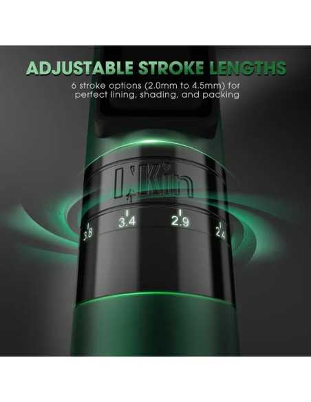 Inferno （2.0mm-4.5mm）Wireless Tattoo Machine Adjustable Stroke