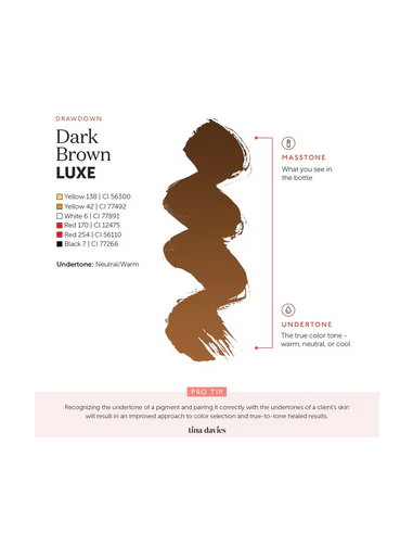 TINA DAVIES LUXE- 4 DARK BROWN