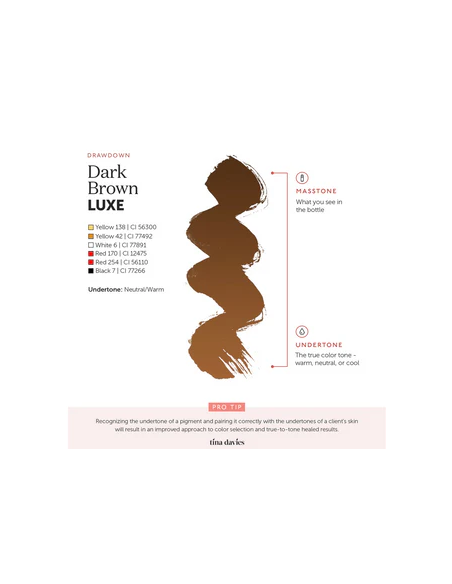 TINA DAVIES LUXE- 4 DARK BROWN