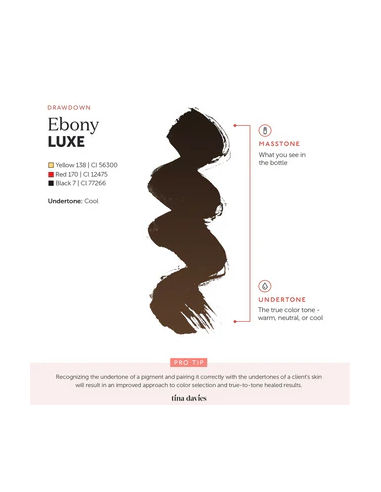 TINA DAVIES LUXE - 6 EBONY