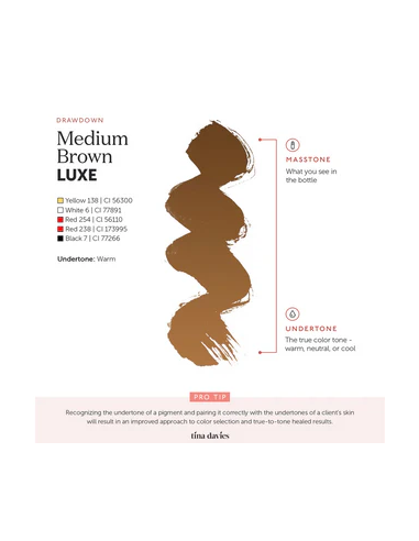 TINA DAVIES LUXE - 3 MEDIUM BROWN