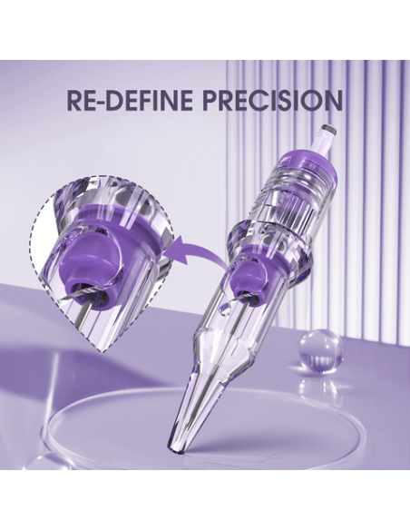 INKin REVO Round Shader - Permanent Makeup Needles (Caja de 10 unidades)