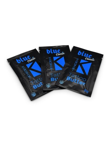 Blue classic tattoo butter