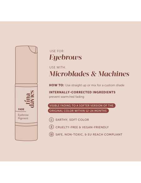 Tina Davies Professional - FADE Eyebrow Pigment Collection