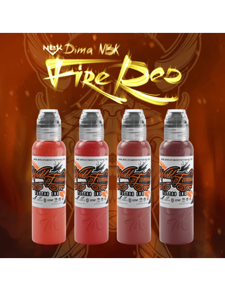 World Famous Ink - DIMA NBK FIRE RED 1