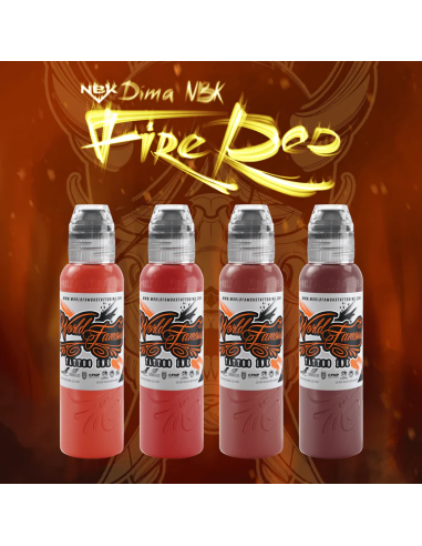 World Famous Ink - DIMA NBK FIRE RED 4