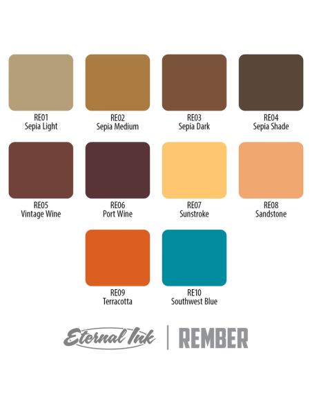 Eternal Ink Set Rember Orellana - 10 Colors