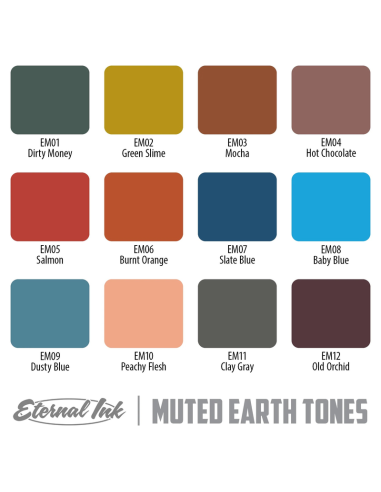 Eternal Ink Set Muted Earth Tones –...