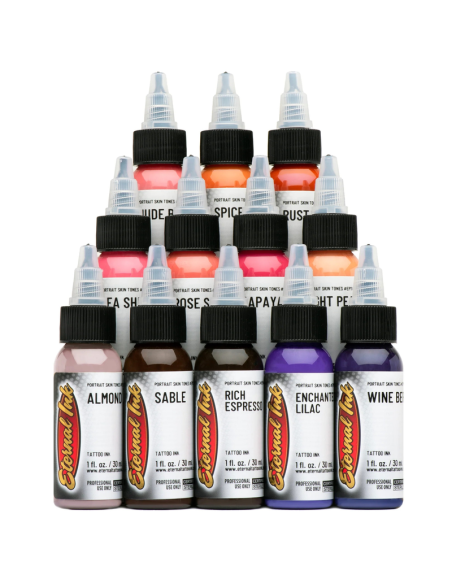Eternal Ink Set Ron Russo Skin Tones - 12 Colors