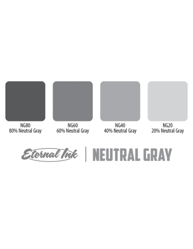 Eternal ink - Set Neutral Gray 4 Colors