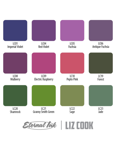 Eternal Ink Liz Cook Set - 12 Colors
