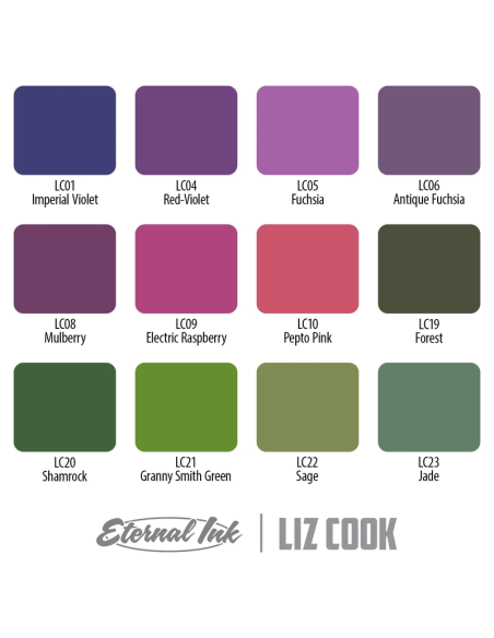 Eternal Ink Liz Cook Set - 12 Colors