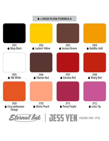 Eternal Ink - Set Jess Yen 22 Colors...