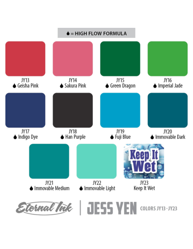 Eternal Ink - Set Jess Yen 22 Colors...