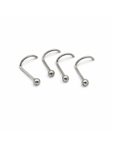 Nostril Titanio 0.8mm, 2.5mm balls x...