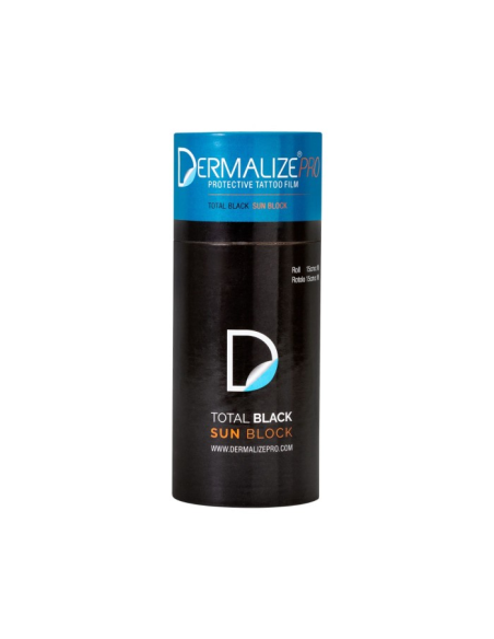 Dermalize Pro Total Black Sun Block - Rollo Film curativo