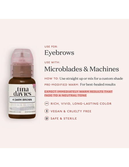 Perma Blend Ink - Dark Brown - Tina Davies I Love Ink