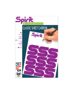 Papel Spirit Sheet Carbon...