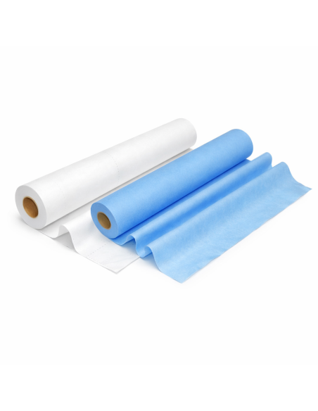 Rollo de Papel Camilla Plastificado 60cm/60m
