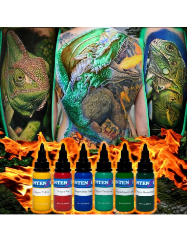 Intenze ink - Dragon Color Tattoo Ink...