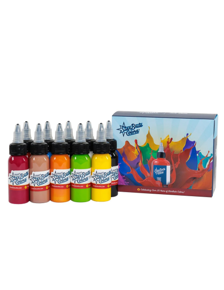 Starter Set 1oz Tattoo Ink - StarBrite Colors