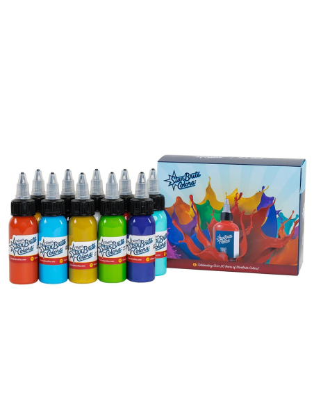 Solar Set 1oz Tattoo Ink - StarBrite Colors 10 x 1 oz