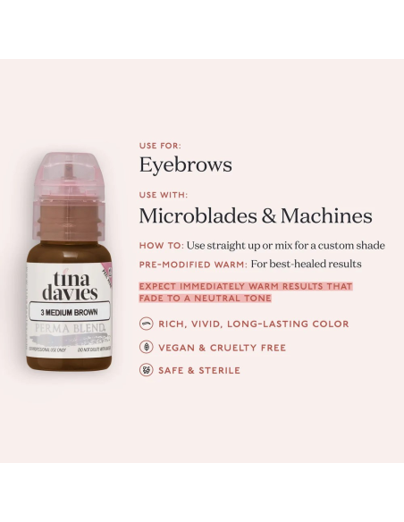Perma Blend Ink - Tina Davies - Medium Brown