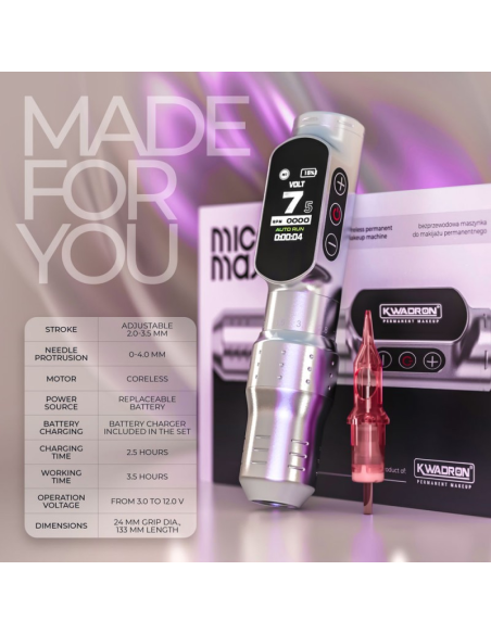 Micromaster PMU Pen - Máquina inalámbrica Tipo Pen